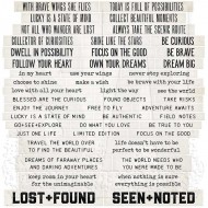 Theories Quote Chips Tim Holtz Idea-ology TH94045