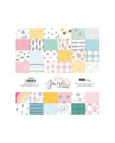 Coleccion de Papeles de 30x30 - Jane SamiGarra -24 papeles