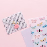 JANE - SET DE PAPELES VELLUM ALETEO 30x30