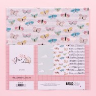 JANE - SET DE PAPELES VELLUM ALETEO 30x30