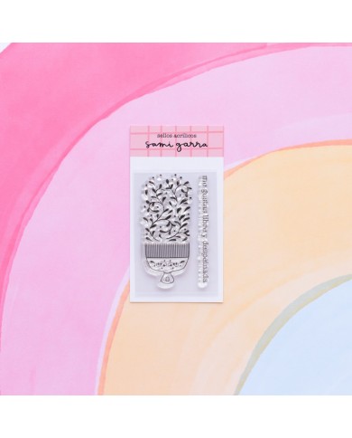 JANE - SELLO ACRÍLICO LIBRE Y DESPEINADA - Sami garra