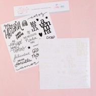 MY STORY Pegatinas transparentes PVC