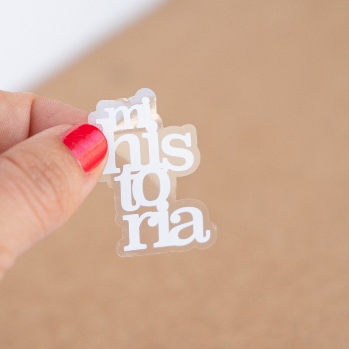 MY STORY Pegatinas transparentes PVC