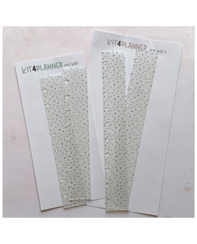 Guias topitos NEGRO para encuadernación con disco A5