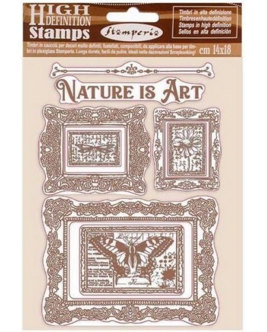 SELLO STAMPERIA "NATURE IS ART FRAMES" 14X18CM WTKCC200