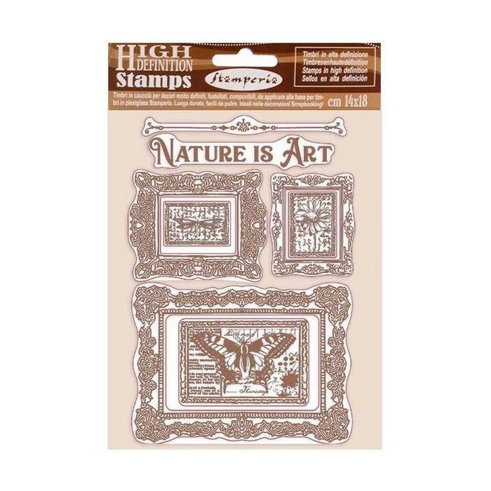 SELLO STAMPERIA "NATURE IS ART FRAMES" 14X18CM WTKCC200
