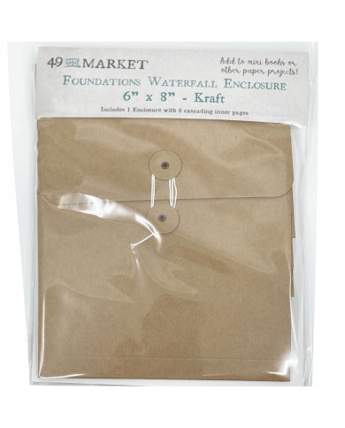 49andMarket - Foundations Waterfall Enclosure – 20x15 Kraft