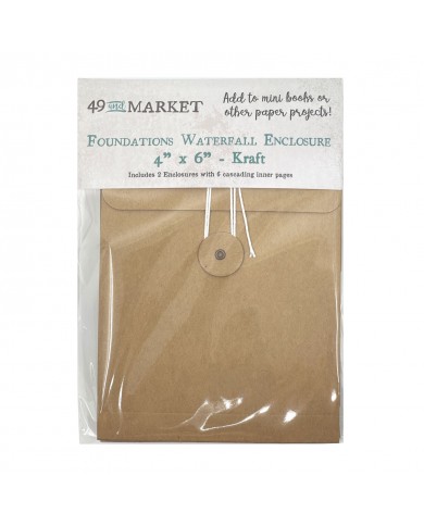 49andMarket - Foundations Waterfall Enclosure – 10x15 Kraft FA-33812
