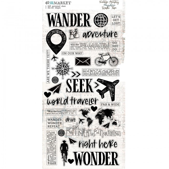 49andmarket - Vintage Artistry Anywhere Washi Tape