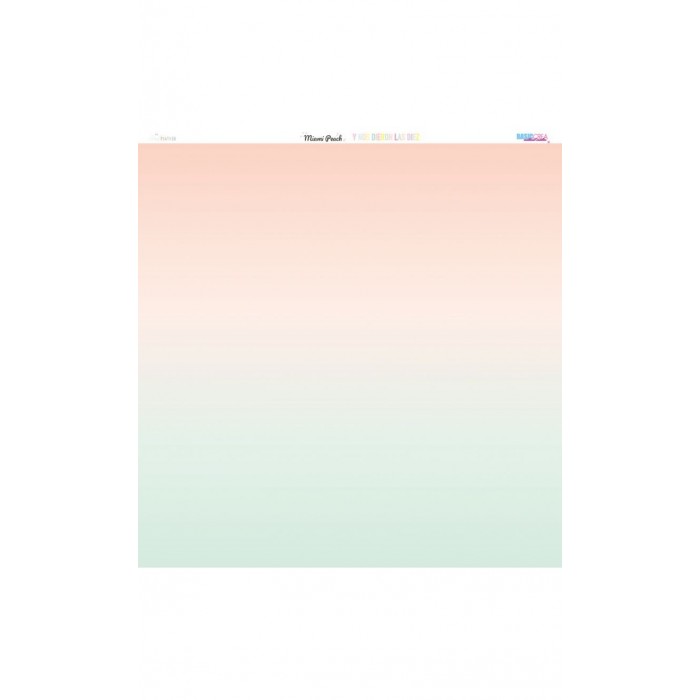 MIAMI PEACH Colección de Papeles - Adela - The_mint_feather