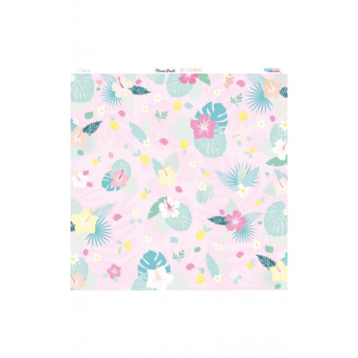 MIAMI PEACH Colección de Papeles - Adela - The_mint_feather