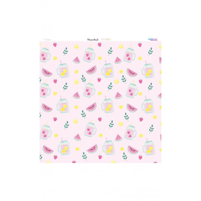 MIAMI PEACH Colección de Papeles - Adela - The_mint_feather