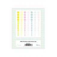 MIAMI PEACH Enamel dots - Adela - The_mint_feather