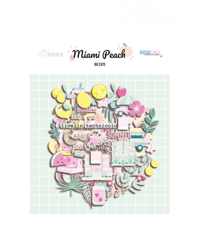 MIAMI PEACH Diecuts - Adela - The_mint_feather