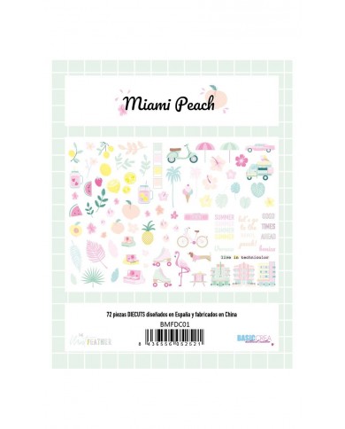 MIAMI PEACH Diecuts - Adela - The_mint_feather