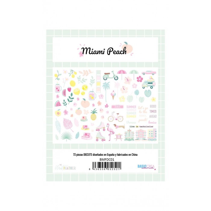 MIAMI PEACH Diecuts - Adela - The_mint_feather