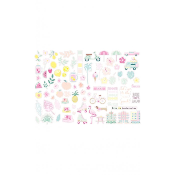 MIAMI PEACH Diecuts - Adela - The_mint_feather