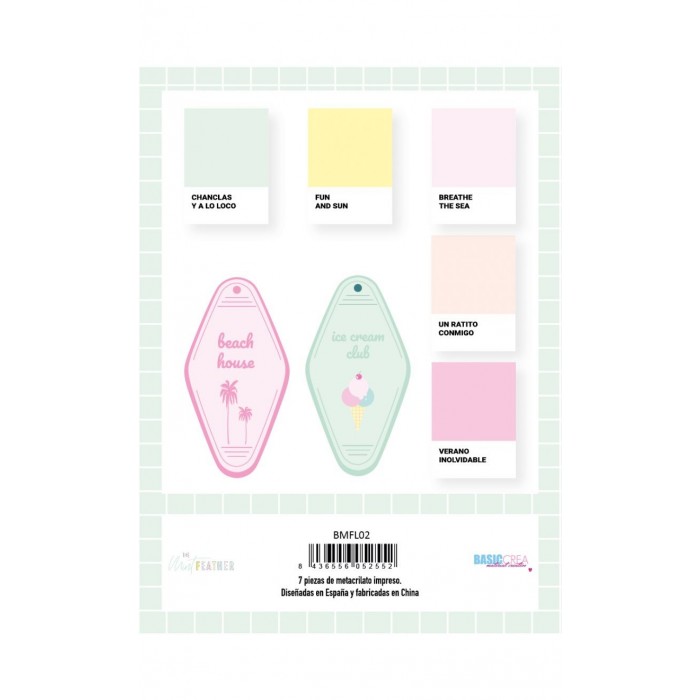 MIAMI PEACH Metacrilatos - Adela - The_mint_feather BMFL02