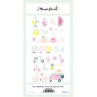 MIAMI PEACH Pegatinas Puffy- Adela - The_mint_feather