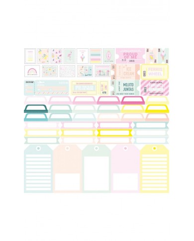 MIAMI PEACH Tarjetas recortables- Adela - The_mint_feather