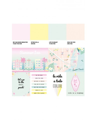 MIAMI PEACH Tarjetas recortables- Adela - The_mint_feather