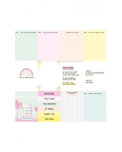 MIAMI PEACH Tarjetas recortables- Adela - The_mint_feather