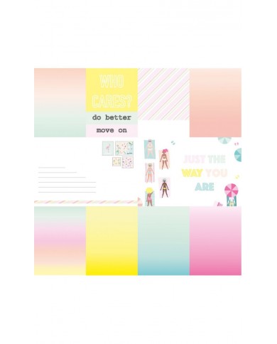 MIAMI PEACH Tarjetas recortables- Adela - The_mint_feather