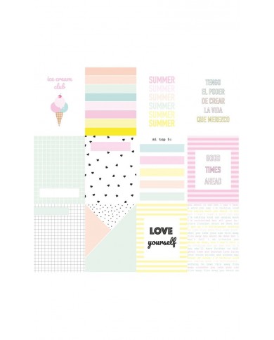 MIAMI PEACH Tarjetas recortables- Adela - The_mint_feather