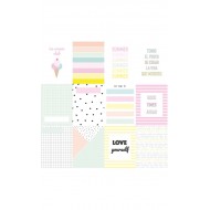 MIAMI PEACH Tarjetas recortables- Adela - The_mint_feather