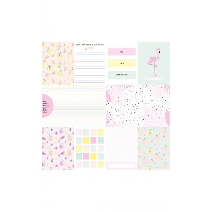 MIAMI PEACH Tarjetas recortables- Adela - The_mint_feather