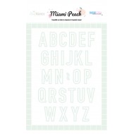 MIAMI PEACH Troquel Abecedario - Adela - The_mint_feather