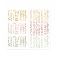 Mintopia - Set de mini alfabetos puffy Aloha - 6 alfabetos distintos VVMT010016