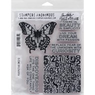 TIM HOLTZ  PERSPECTIV-CLING RBBR STAMP SET -CMS213