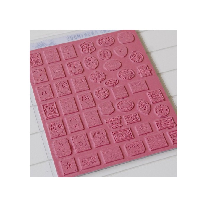TIM HOLTZ  COLLECTOR-CLING RBBR STAMP SET -CMS338