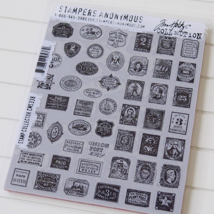 TIM HOLTZ  COLLECTOR-CLING RBBR STAMP SET -CMS338