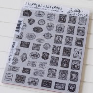 TIM HOLTZ  COLLECTOR-CLING RBBR STAMP SET -CMS338