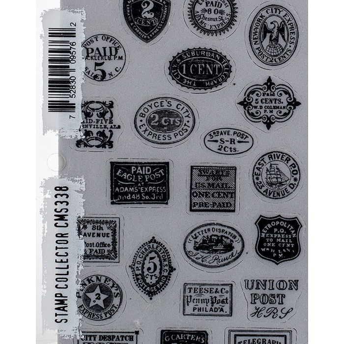 TIM HOLTZ  COLLECTOR-CLING RBBR STAMP SET -CMS338