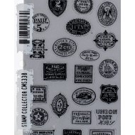 TIM HOLTZ  COLLECTOR-CLING RBBR STAMP SET -CMS338