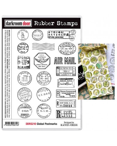 Sellos Darkroom Global Postmarks DDRS210