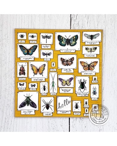 Bug Collection Bold Prints - Background Cling Stamp HEROARTS