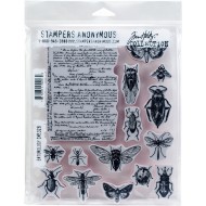 SELLOS TIM HOLTZ ENTOMOLOGY-CLING RBBR STAMP SET CMS328
