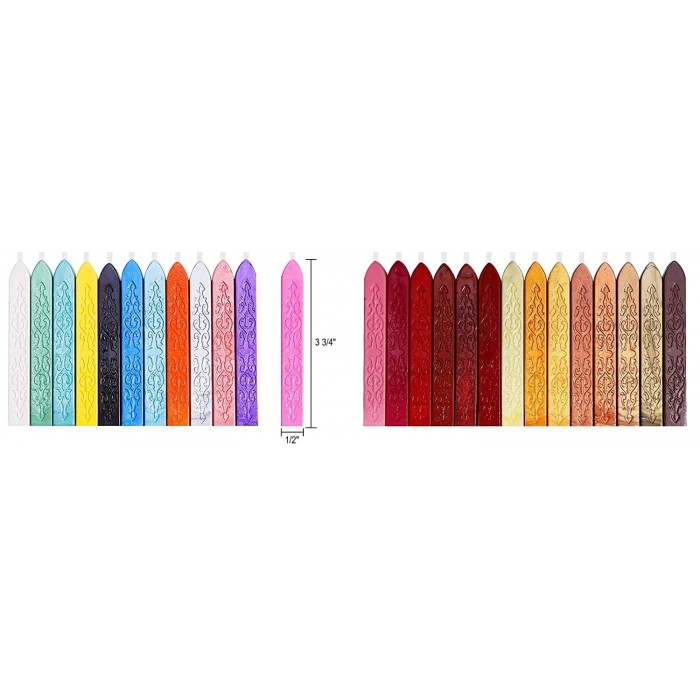 Varilla de lacre con pabilo - diferentes colores