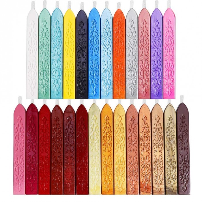 Varilla de lacre con pabilo - diferentes colores