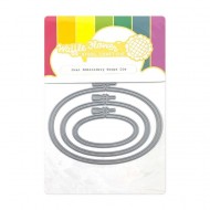 Waffle Flower Crafts - Craft Dies - Oval Embroidery Hoops Die