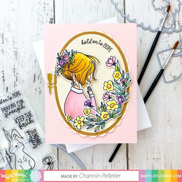 Waffle Flower Crafts - Craft Dies - Oval Embroidery Hoops Die
