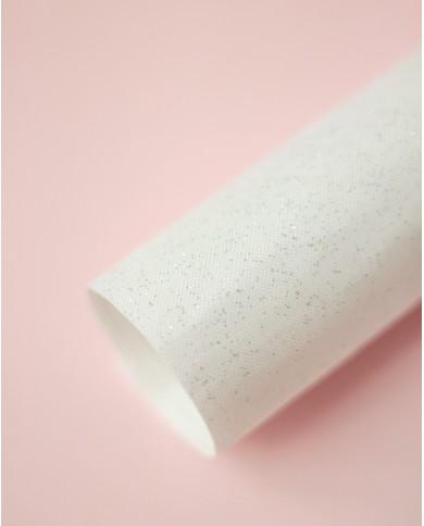 Tela de Encuadernar Blanco Destellos Johanna Rivero (con detalles de marcas)