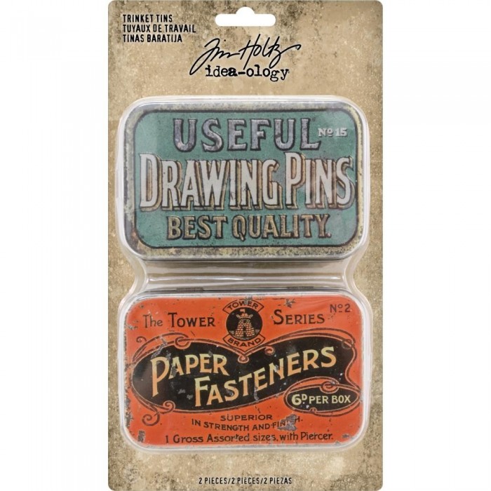 Idea-Ology Metal Trinket Tins 2/Pkg TH93698