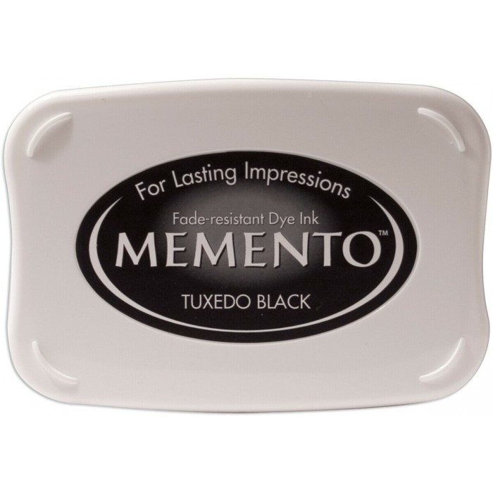 Tsukineko Memento - Almohadilla de tinta Tuxedo Black