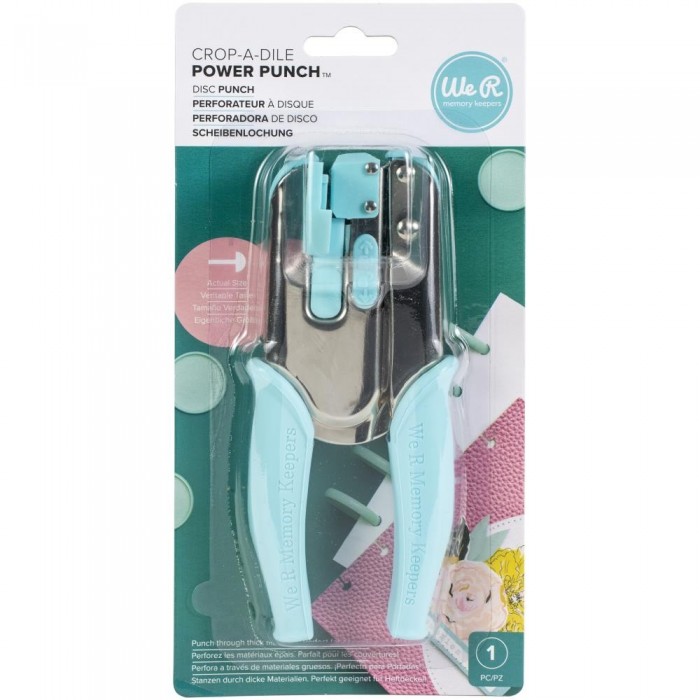 Perforadora manual para encuadernacion de discos Crop-A-Dile Power Punch Tool