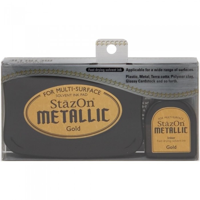 StazOn Metallic Solvent Ink Kit Gold SZMT 191